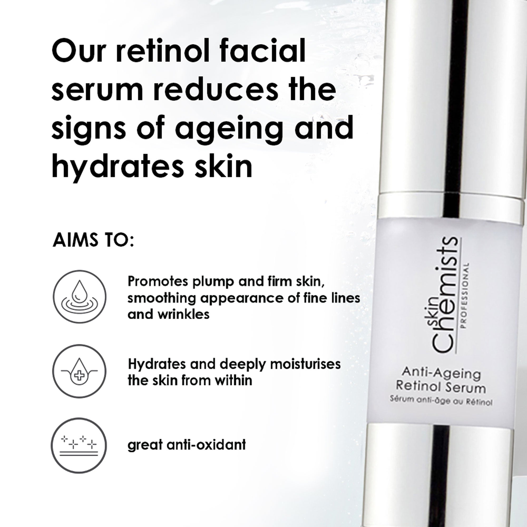 Anti-Ageing Retinol Serum 30ml x 2 Duo Pack