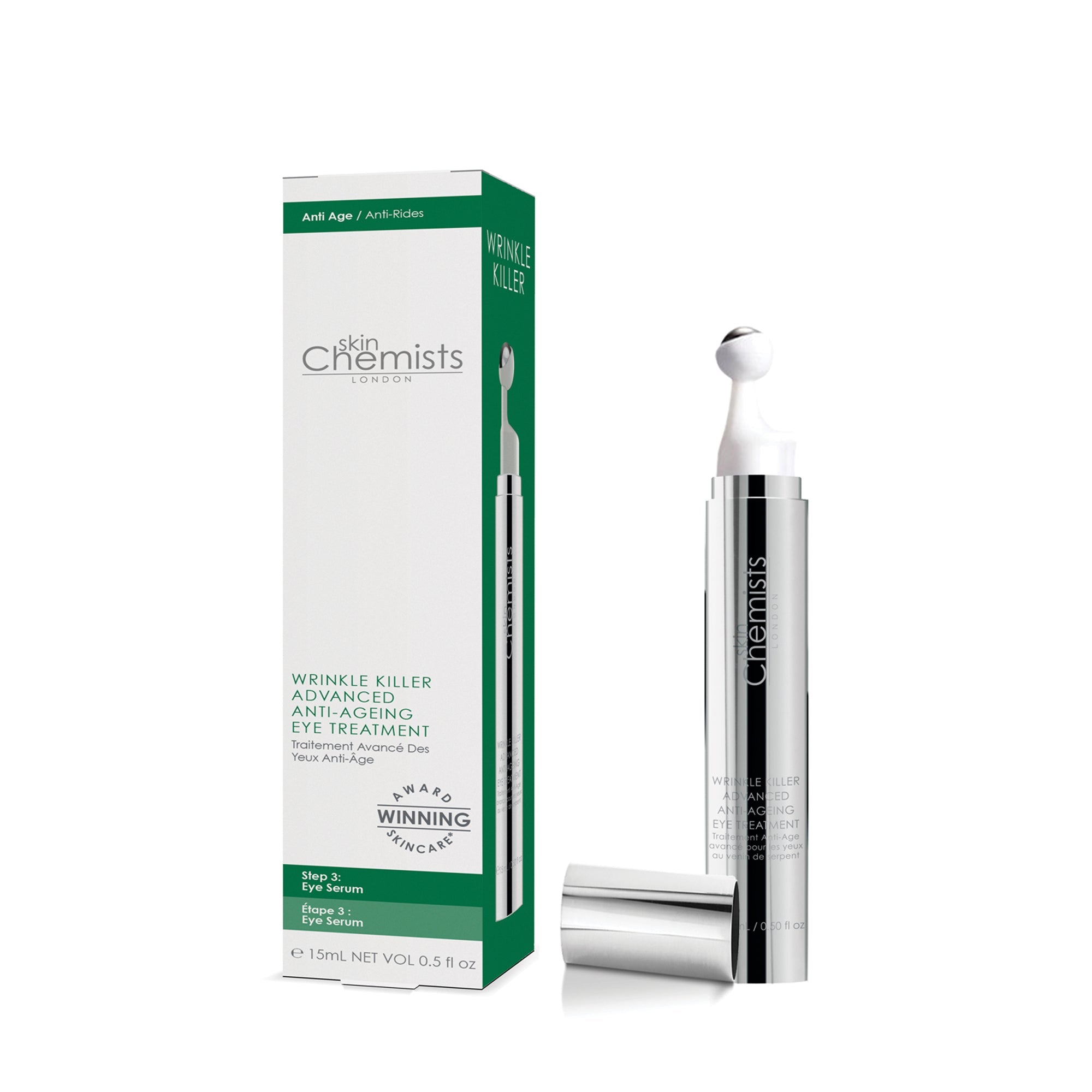 Anti-Ageing Wrinkle Killer 4% Syn-Ake Eye Serum 15ml