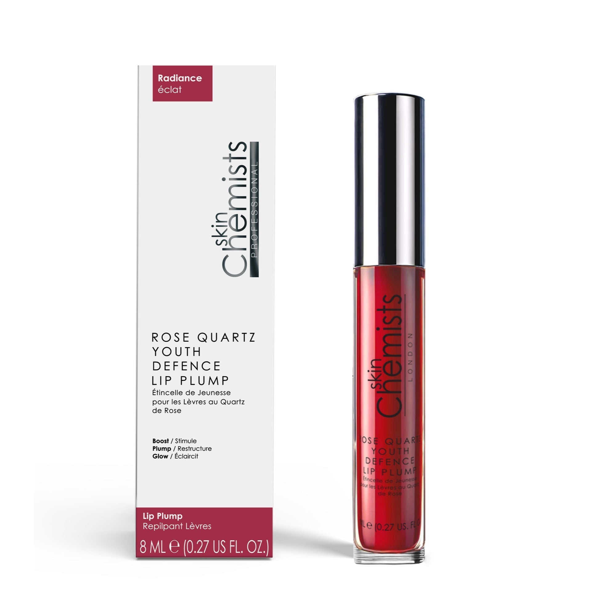 Rose Quartz Youth Defence Lip Plump 8ml Twin Value Savings Pack