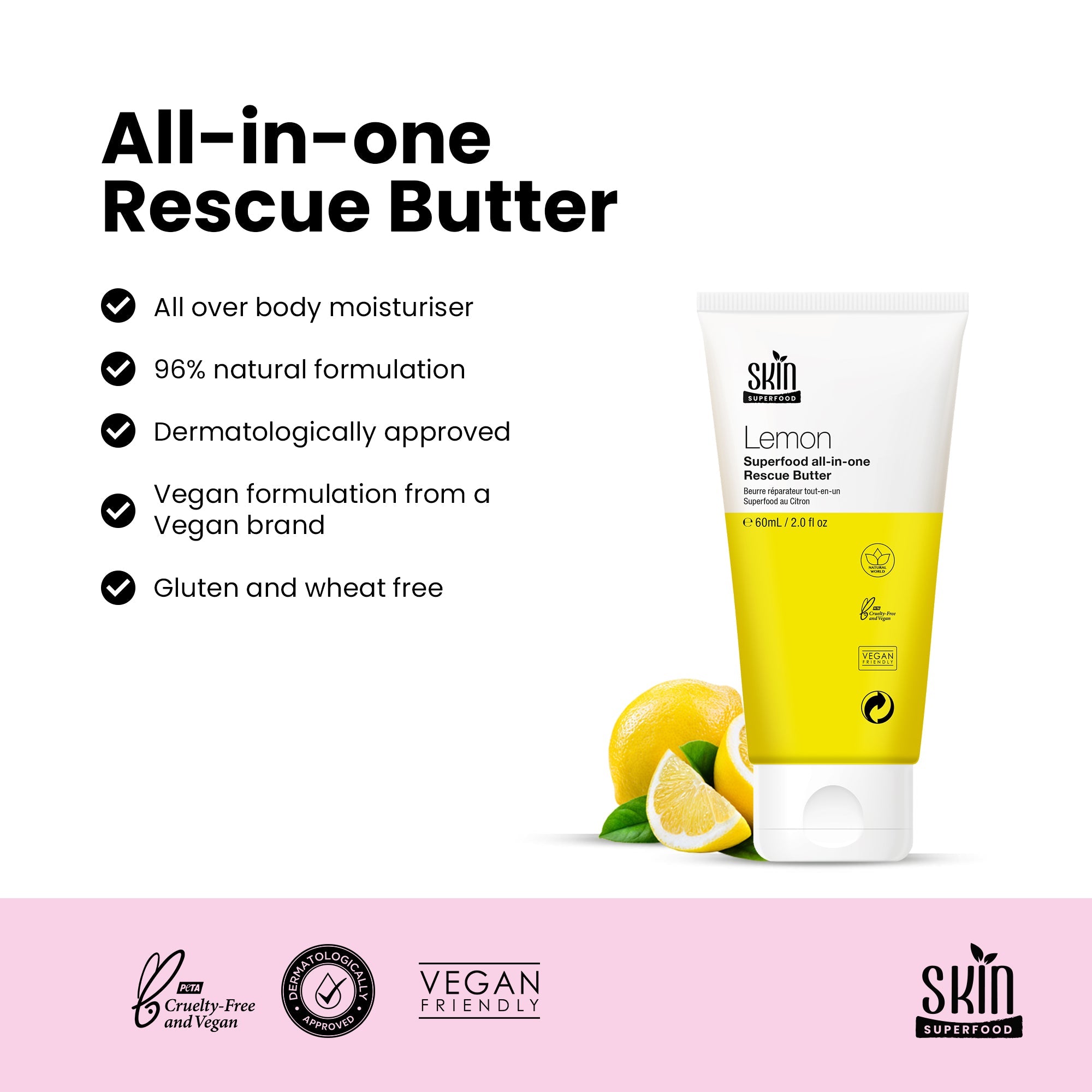 Lemon Superfood Rescue Butter 60ml