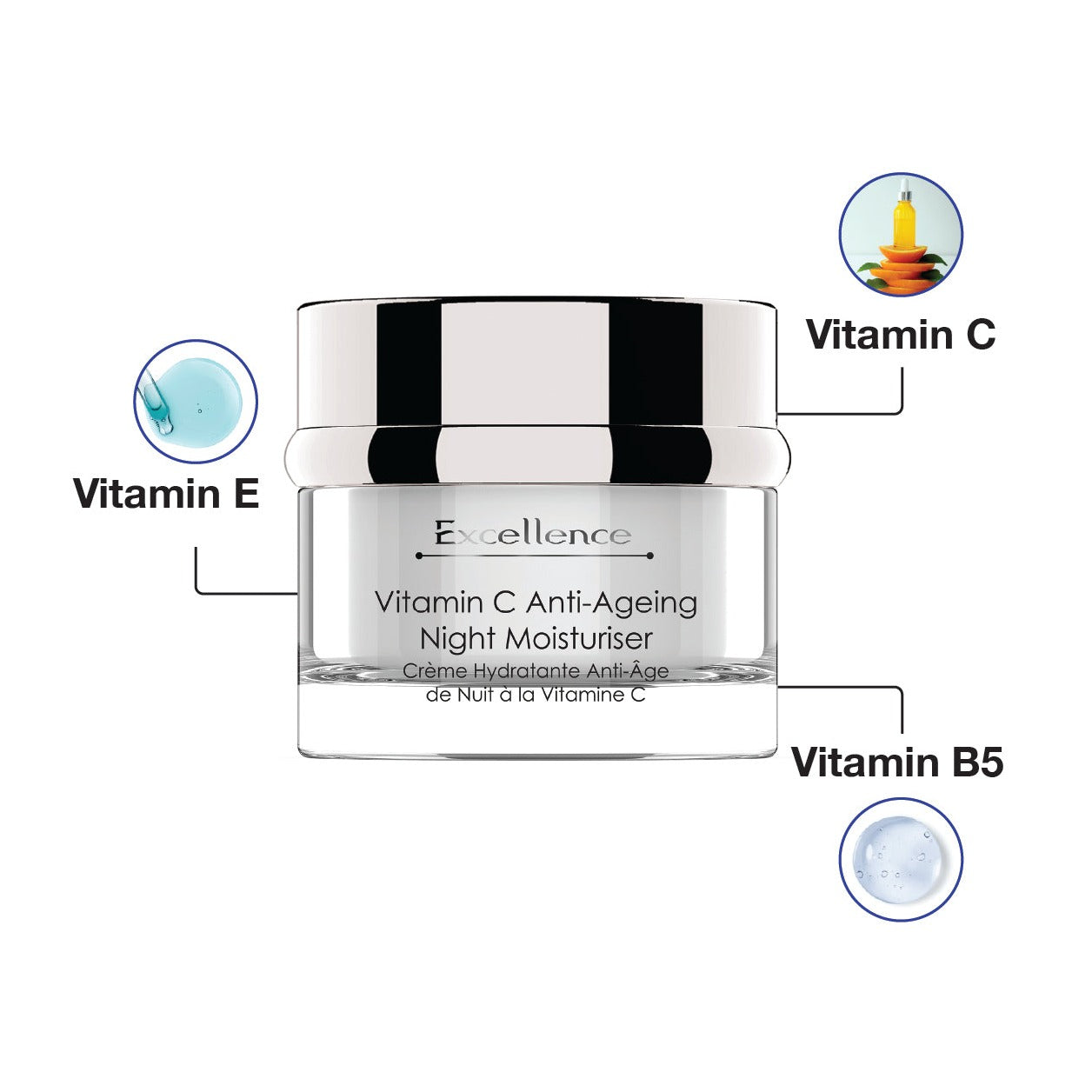 Excellence Vitamin C Anti-Ageing Nachtcreme 50 ml