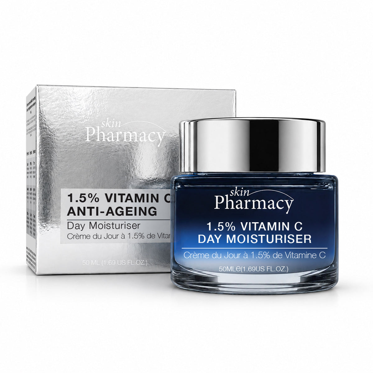 Crema hidratante de día con vitamina C al 1.5% 50ml