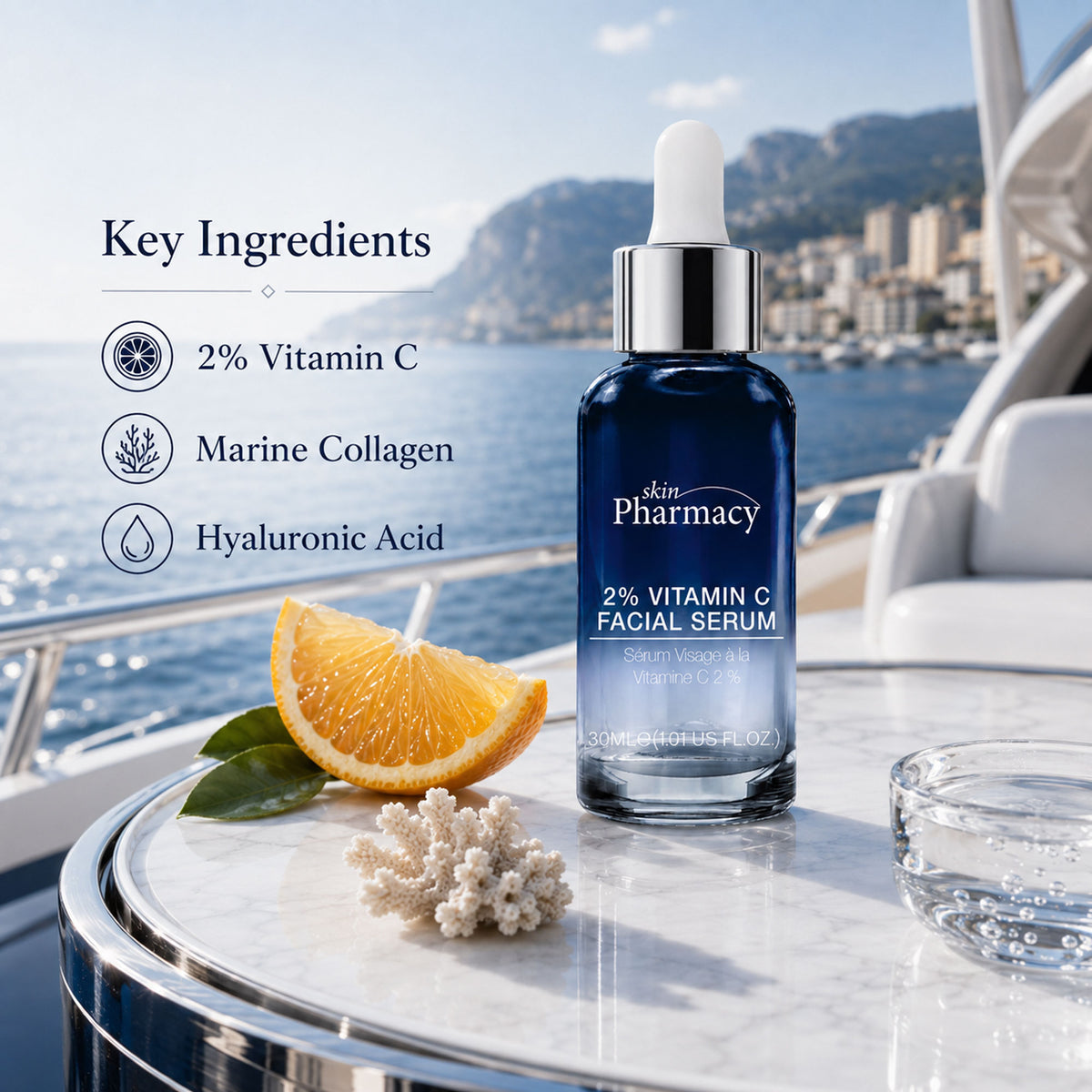 Siero viso alla vitamina C 2% 30ml