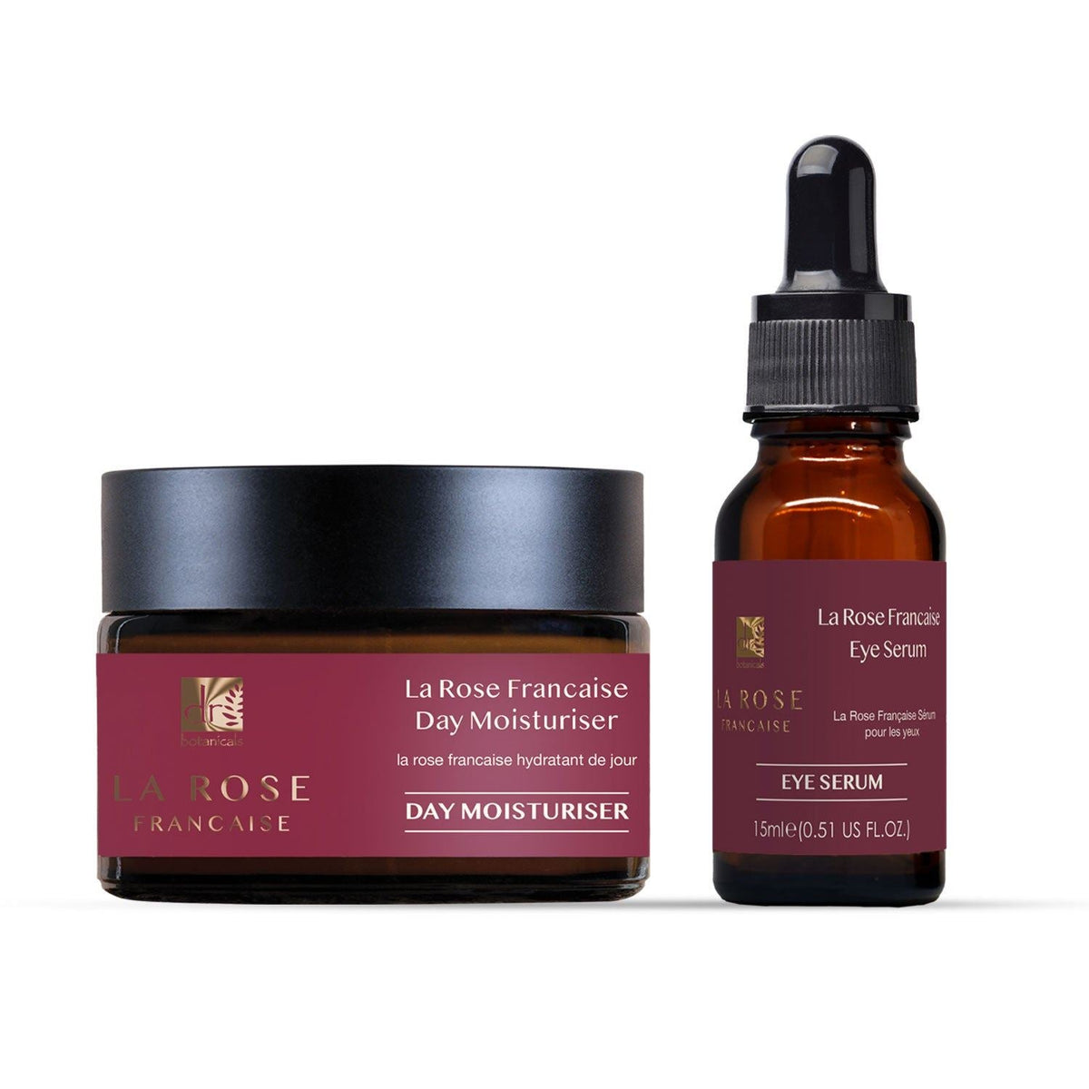 Dr Botanicals La Rose Francaise Duo Moisturiser & Eye Serum Kit - skinChemists