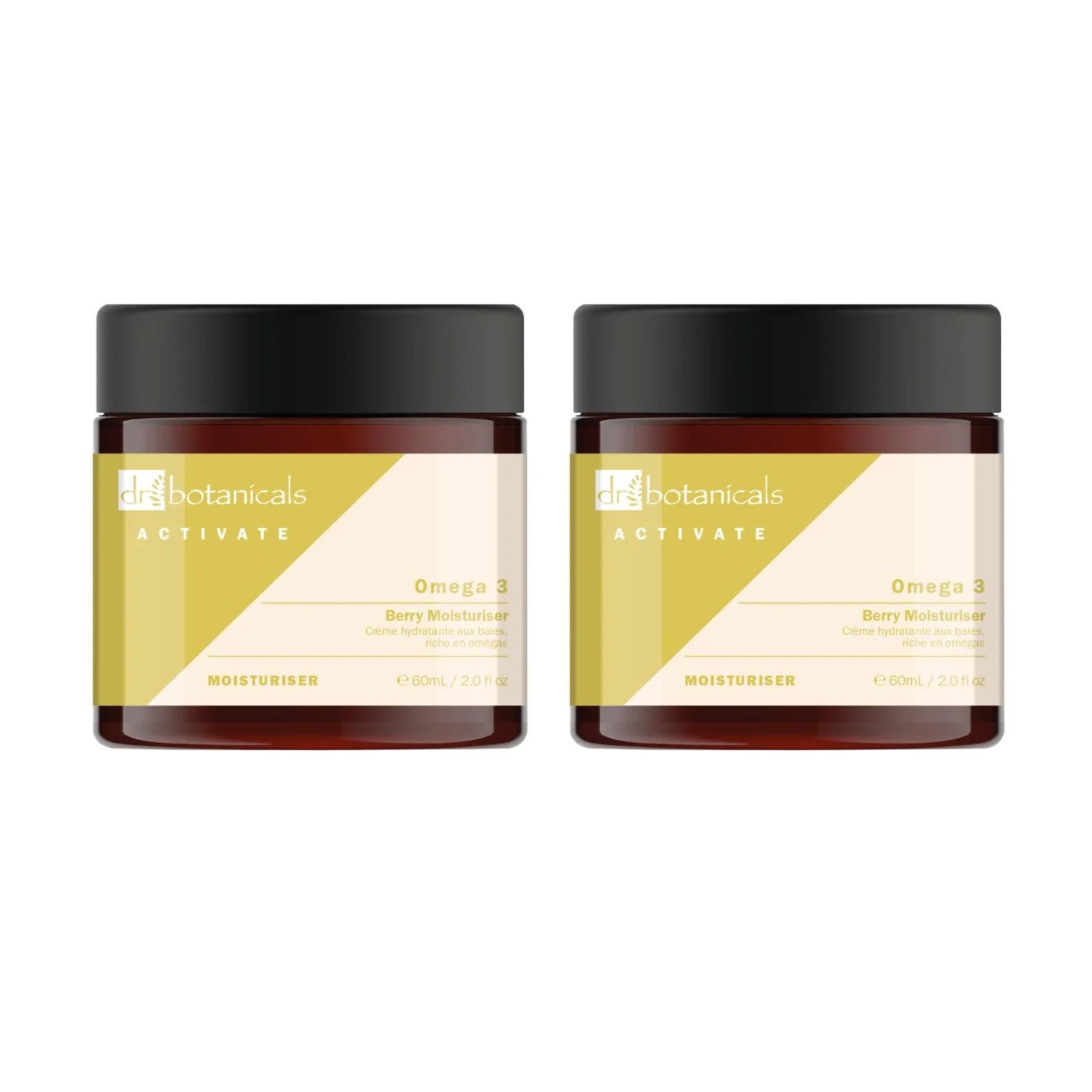 Activate Omega 3 Berry Feuchtigkeitscreme 60ml Doppel-Sparpackung