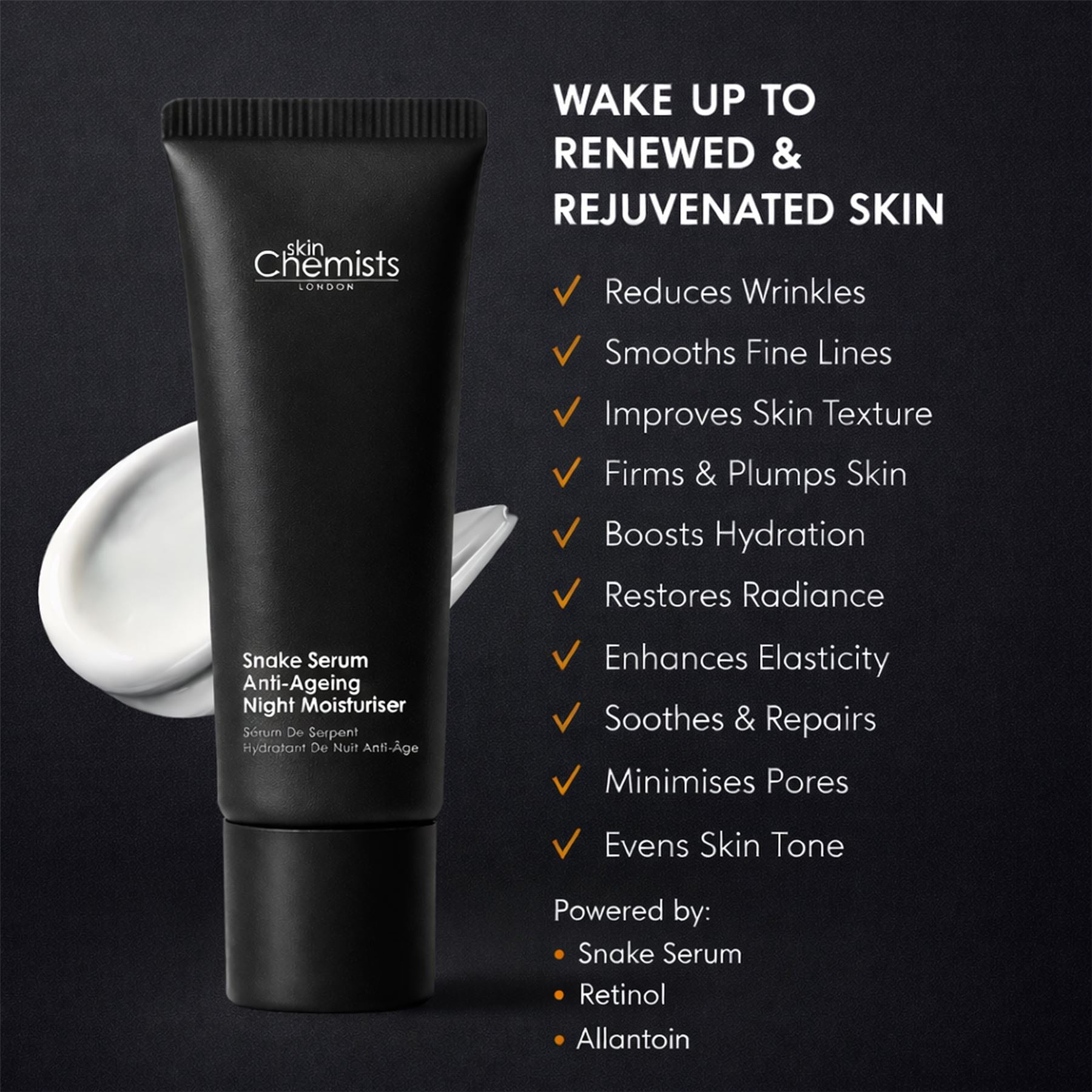 skinChemists Snake Venom Anti-Ageing Night Moisturizer 50ml