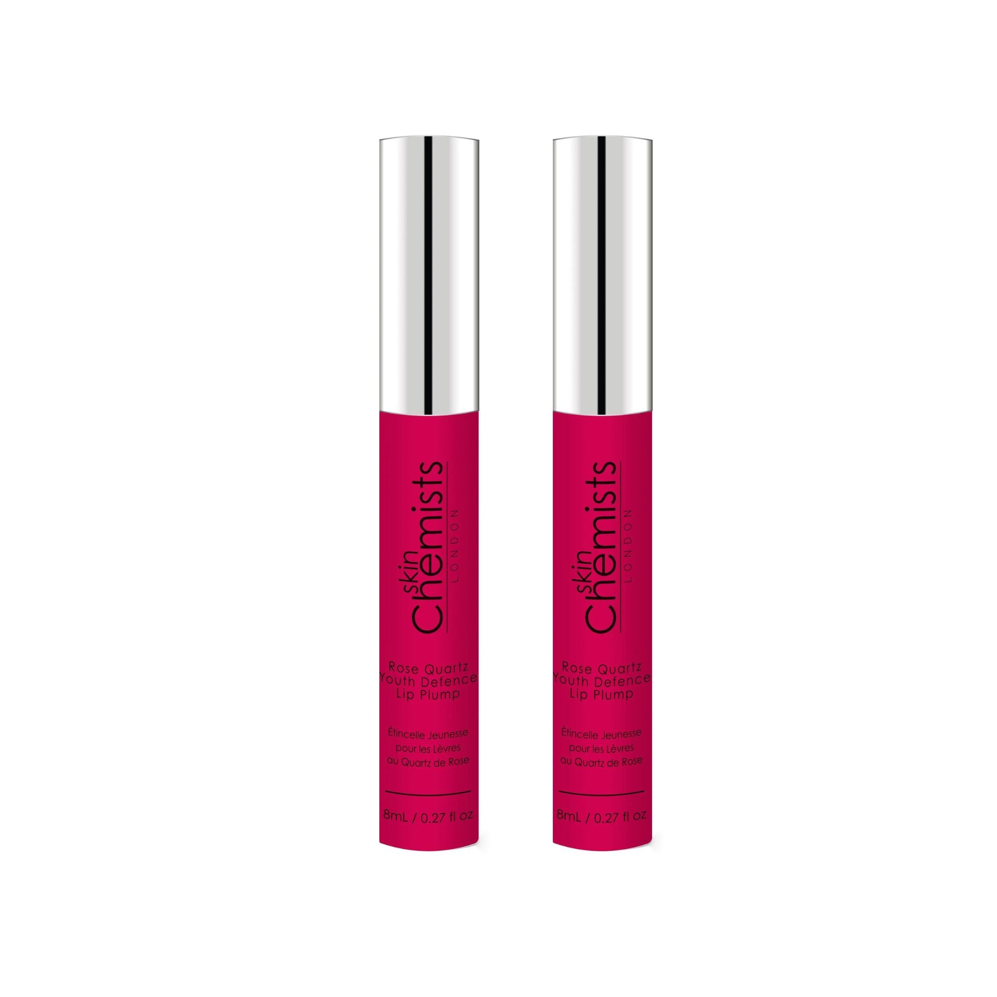 Rose Quartz Youth Defence Lip Plump 8ml Twin Value Savings Pack