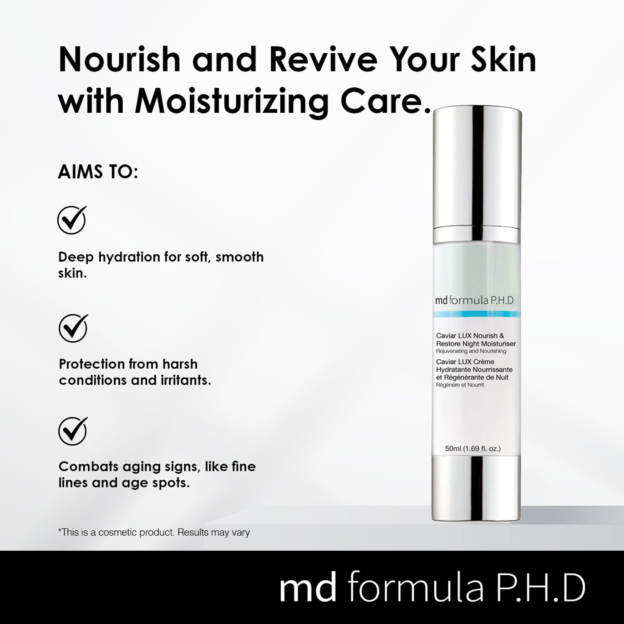 Anti-Ageing Caviar Lux Nourish & Restore Night Moisturiser 50ml
