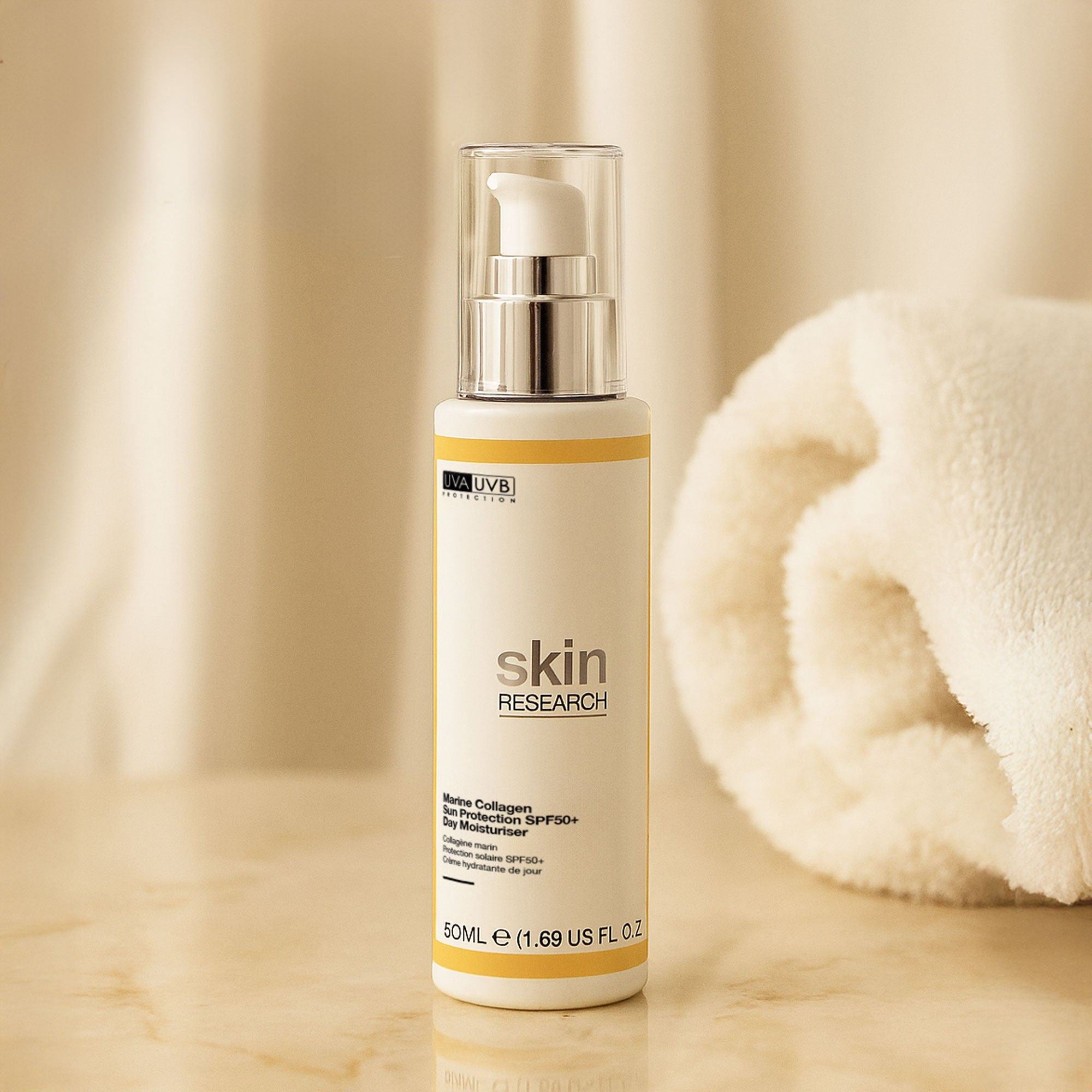 Crème hydratante anti-âge avec protection solaire SPF 50, 50 ml
