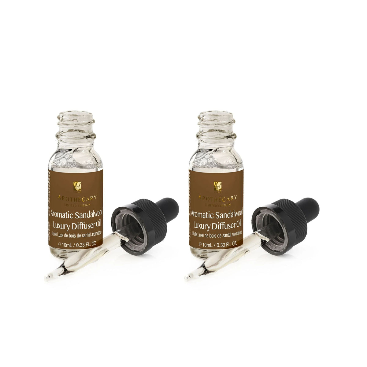 Dr Botanicals Aromatic Sandalwood Luxury Diffuser Oil 10ml Twin Value Savings Pack - skinChemists