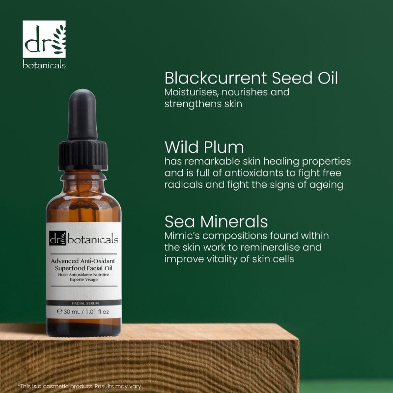Advanced Anti-Oxidant Superfood Facial Oil 30ml - skinChemists