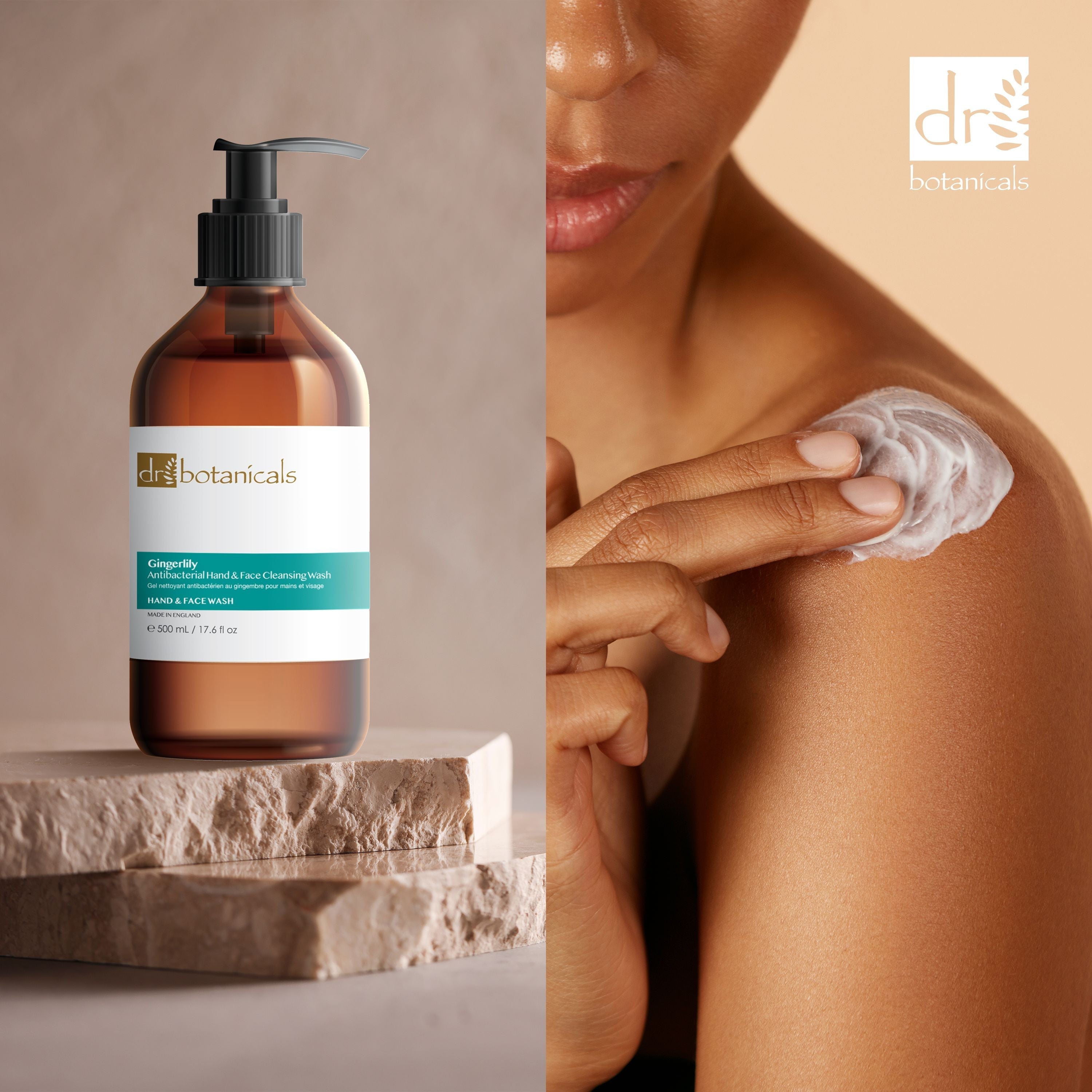 Gingerlily Hand- und Gesichtsreinigungsgel 500 ml Doppelpackung