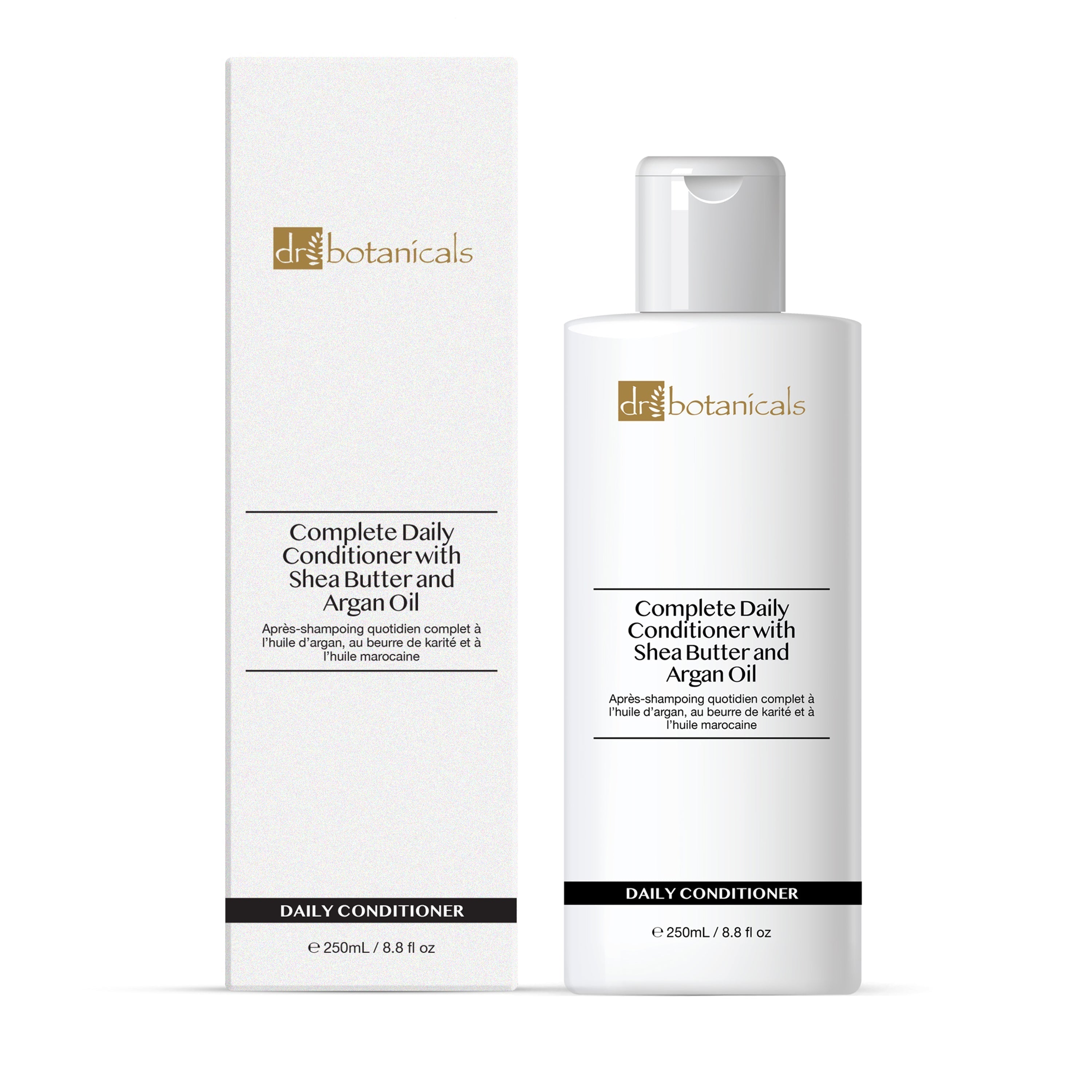 Après-shampoing quotidien complet à l'huile d'argan, au beurre de karité et à l'huile de marocain 250 ml