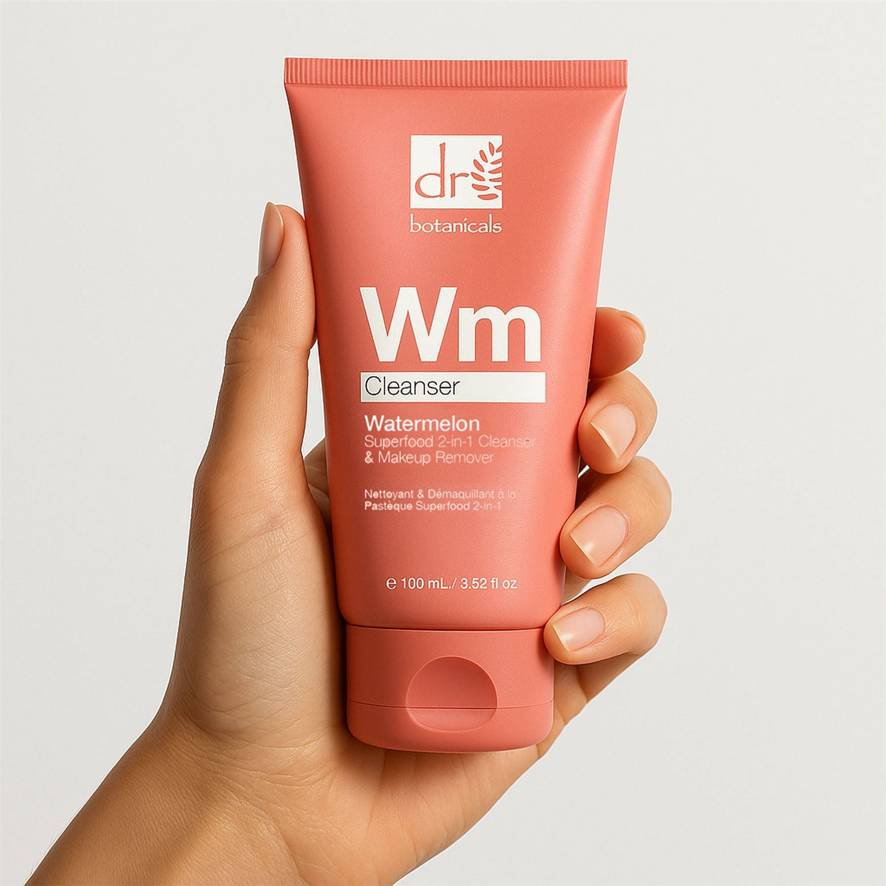 Watermelon 2-in-1 Cleanser & Makeup Remover with Glycolic Acid, Salicylic Acid and Lactic Acid 100ml