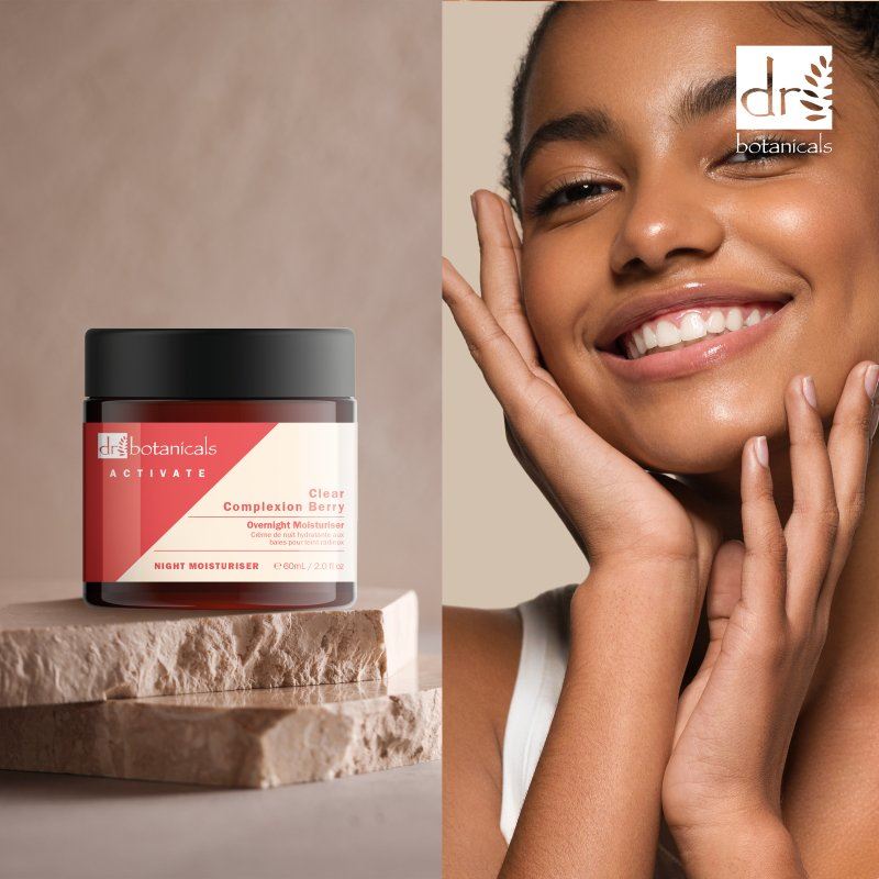 Activate Clear Complexion Berry Overnight Moisturiser 60ml - skinChemists