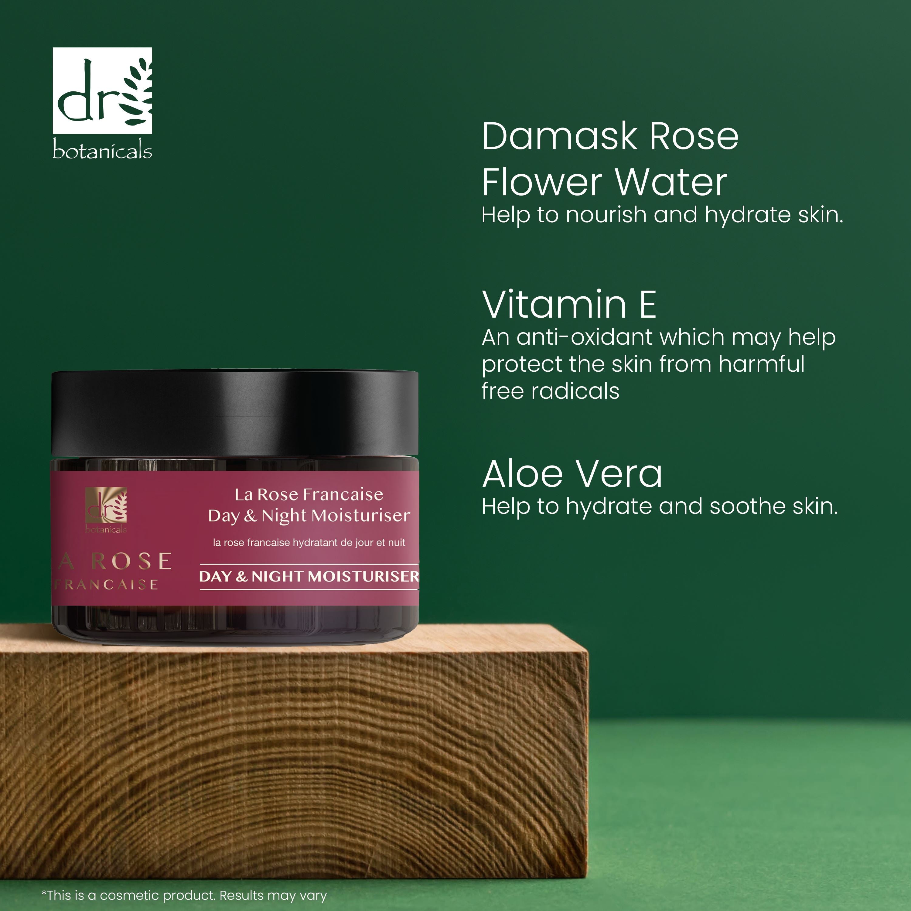 Anti-Ageing La Rose Française Duo Moisturiser & Eye Serum Kit