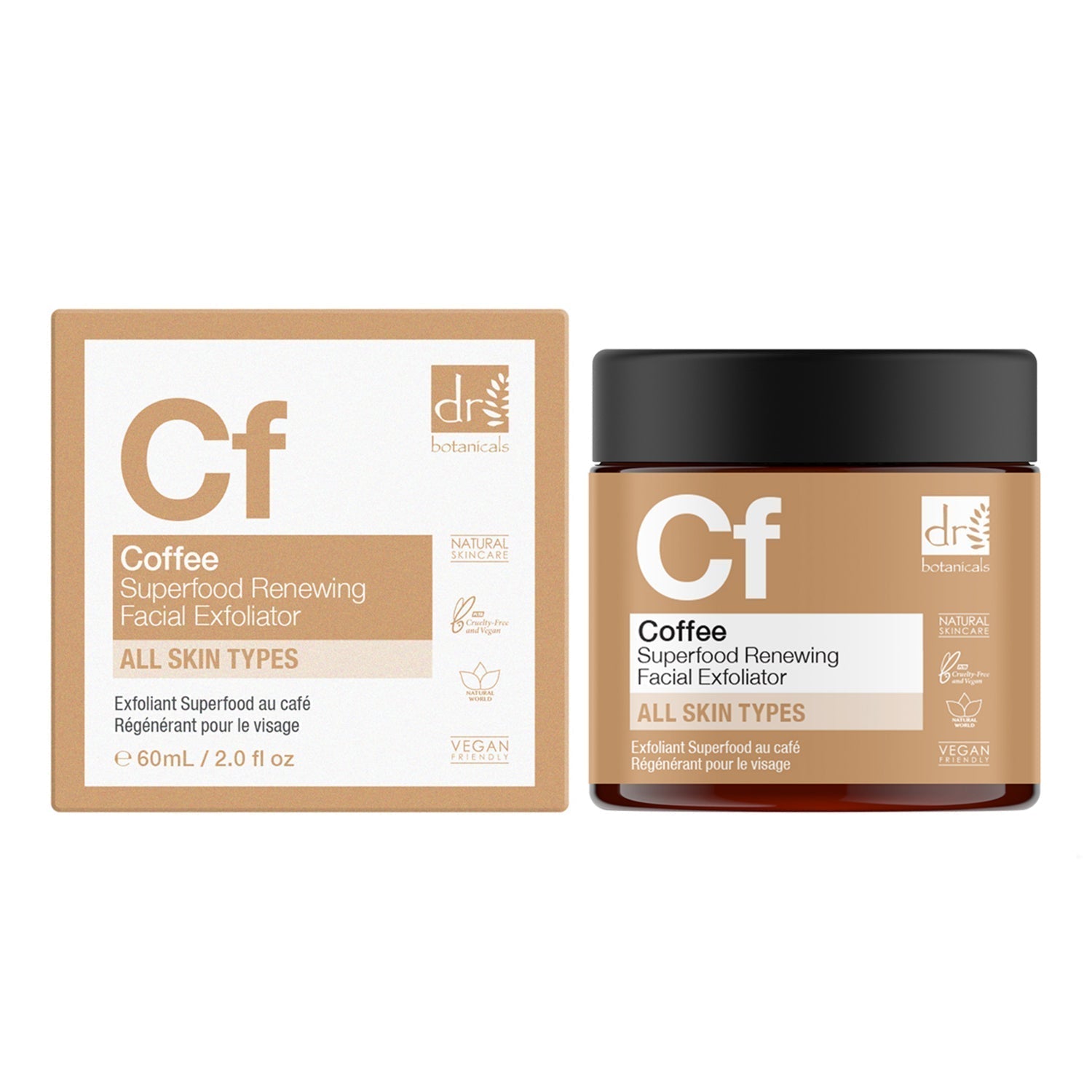 Advanced Coffee Superfood Renewing Facial Exfoliator 60ml x 2 Duo Pack