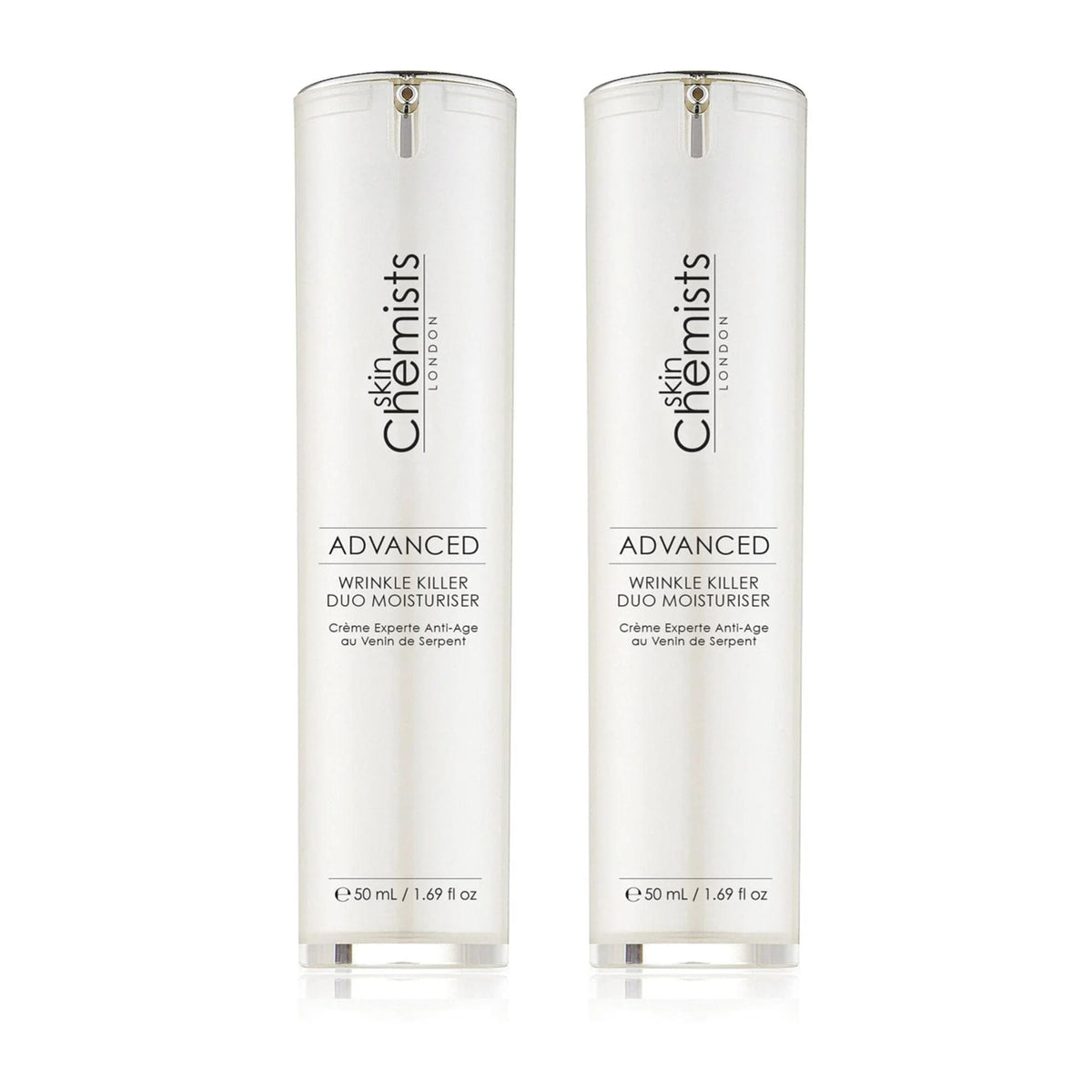 skinChemists Wrinkle Killer Advanced Duo Moisturiser 50ml Twin Value Savings Pack - skinChemists