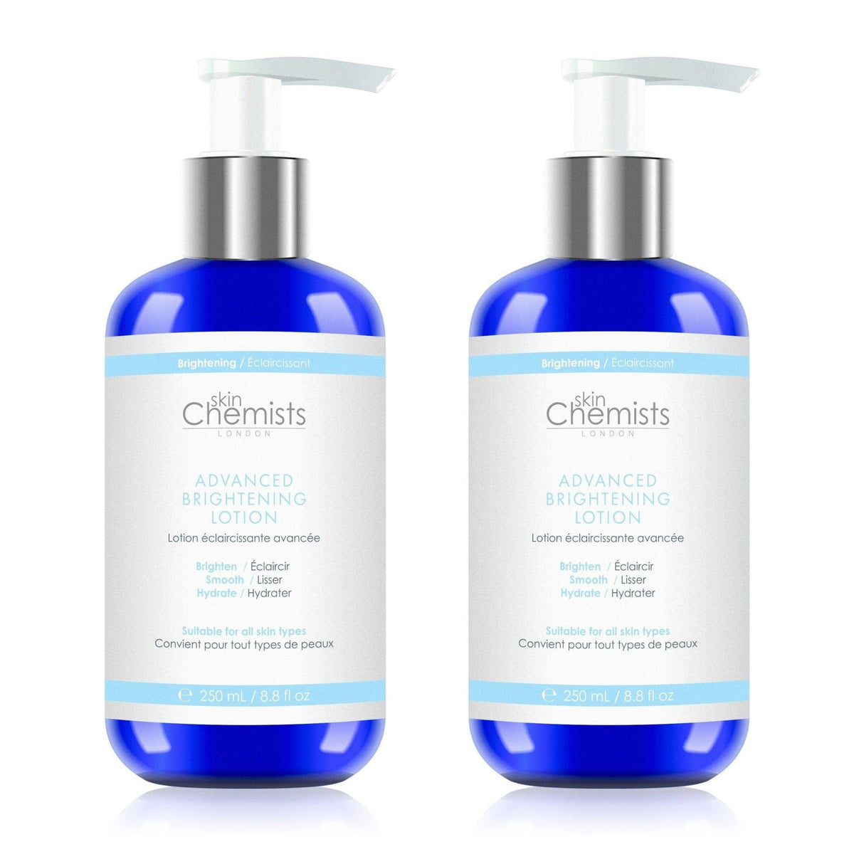 skinChemists Advanced Brightening Lotion 250ml Twin Savings Pack - skinChemists
