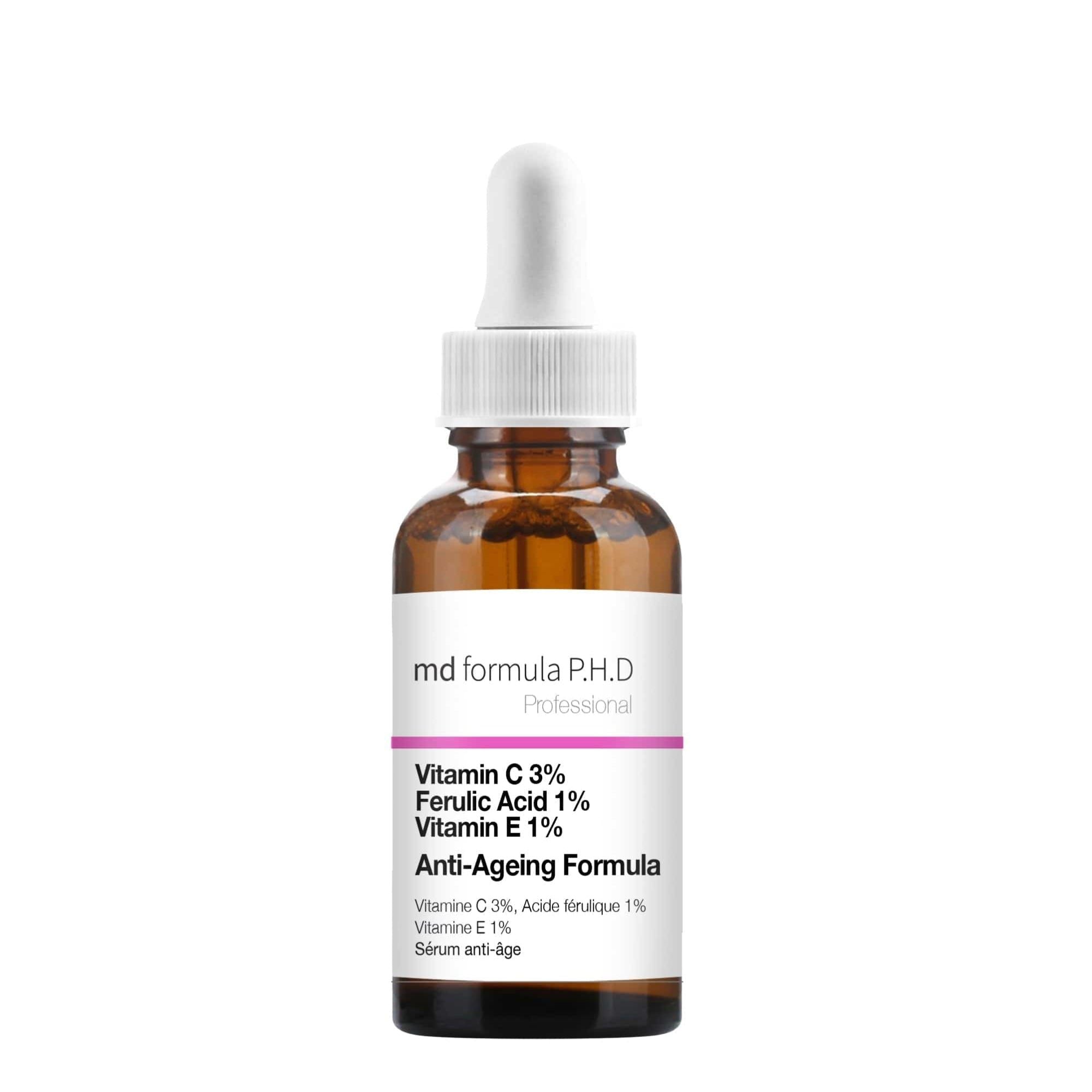 Anti-Ageing Serum Vitamin C 3%, Ferulic Acid 1%, Vitamin E 1% 30ml Twin Value Savings Pack