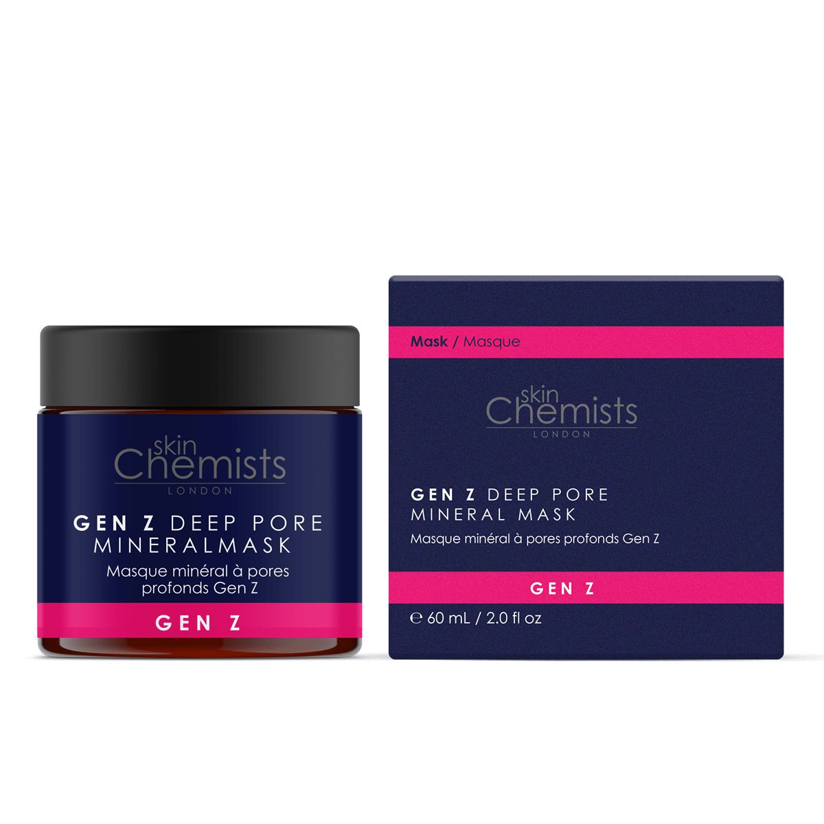 Gen Z Deep Pore Clay Mask 60ml Twin Value Savings Pack