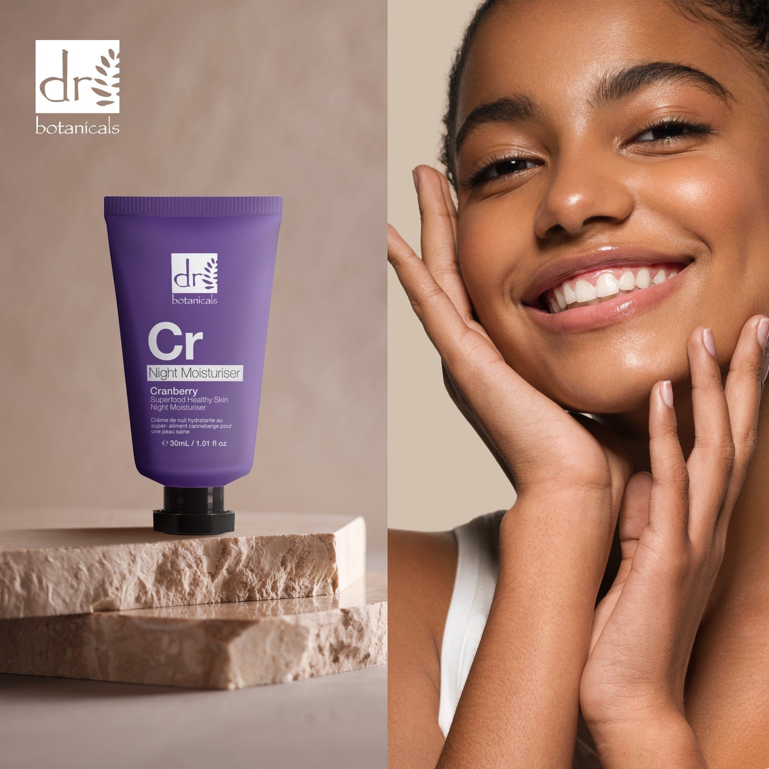 Cranberry Superfood Healthy Skin Night Moisturiser 30ml