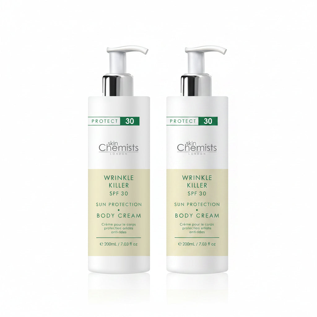 Wrinkle Killer Sun Protection Body Cream SPF 30 200ml x 2 Duo Pack