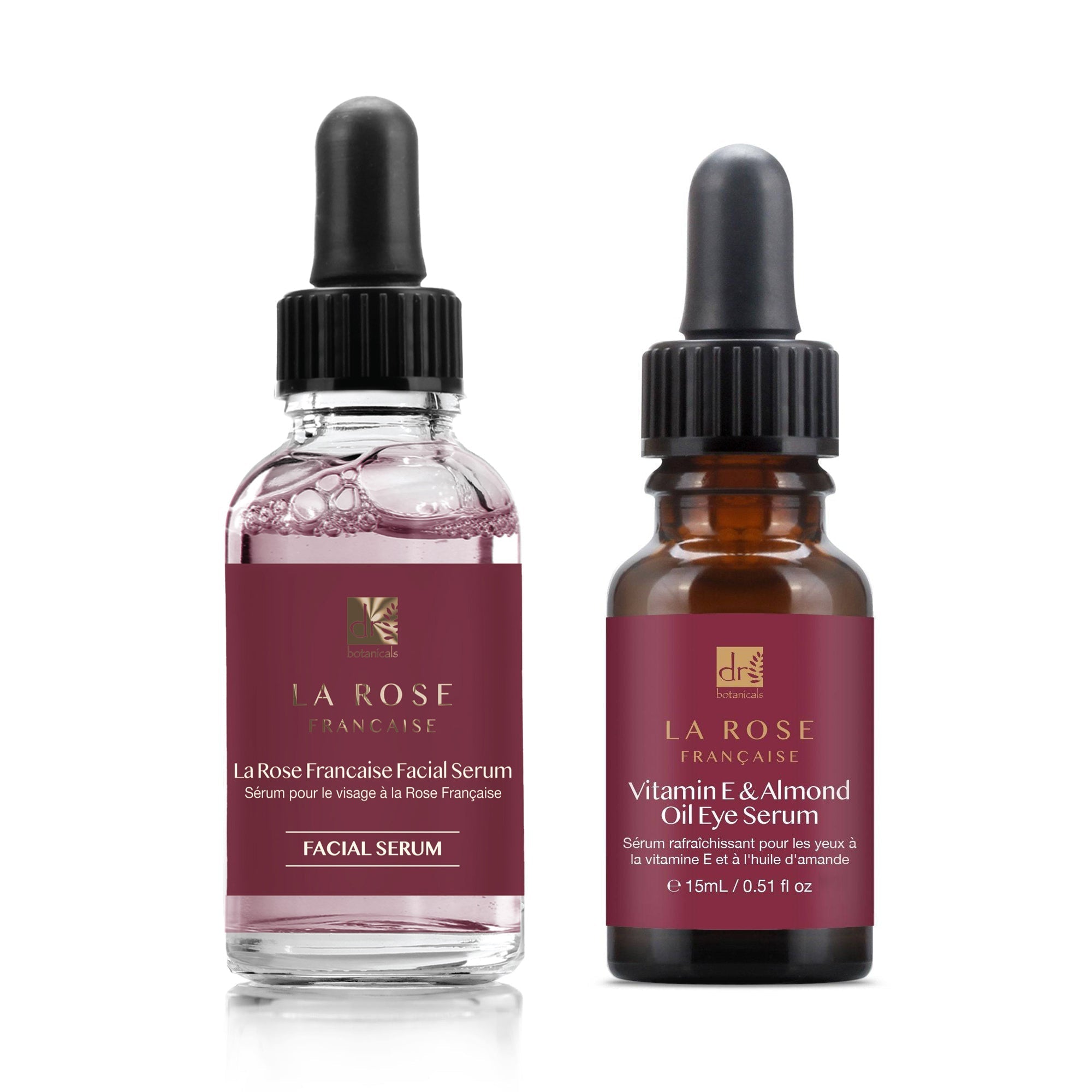 Kit Sérum Visage &amp; Sérum Yeux Anti-Âge La Rose Française