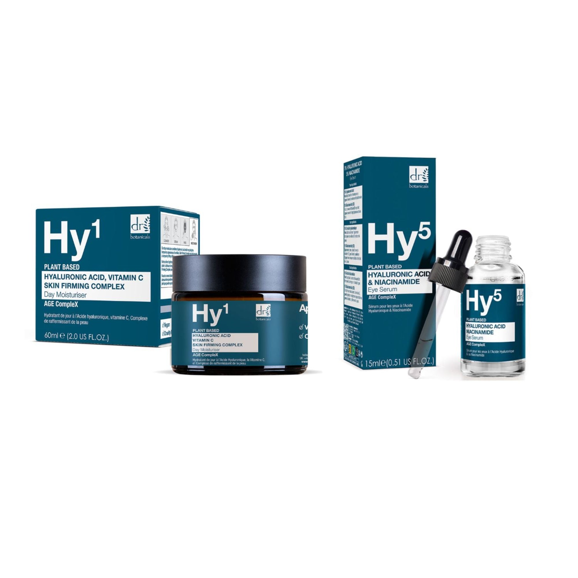 Anti-Ageing Hyaluronic Acid Day Moisturiser & Eye Serum Kit